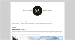 Desktop Screenshot of mattalbertsphotography.com
